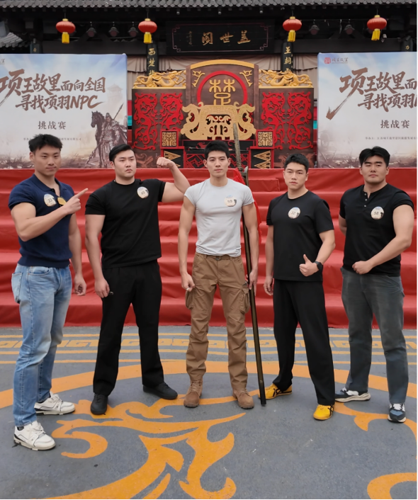 项王故里景区“项羽”火爆登场！快来和你心目中的霸王拍照打卡吧！(图1)